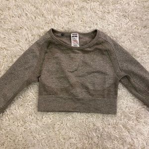 Gymshark flex long sleeve crop top